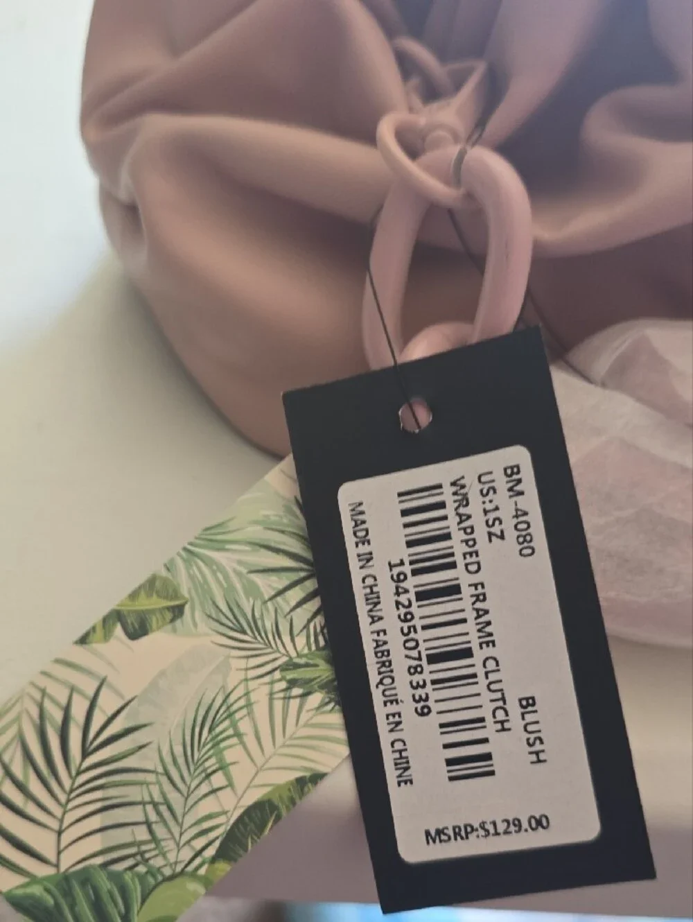 Badgley Mischka blush pink